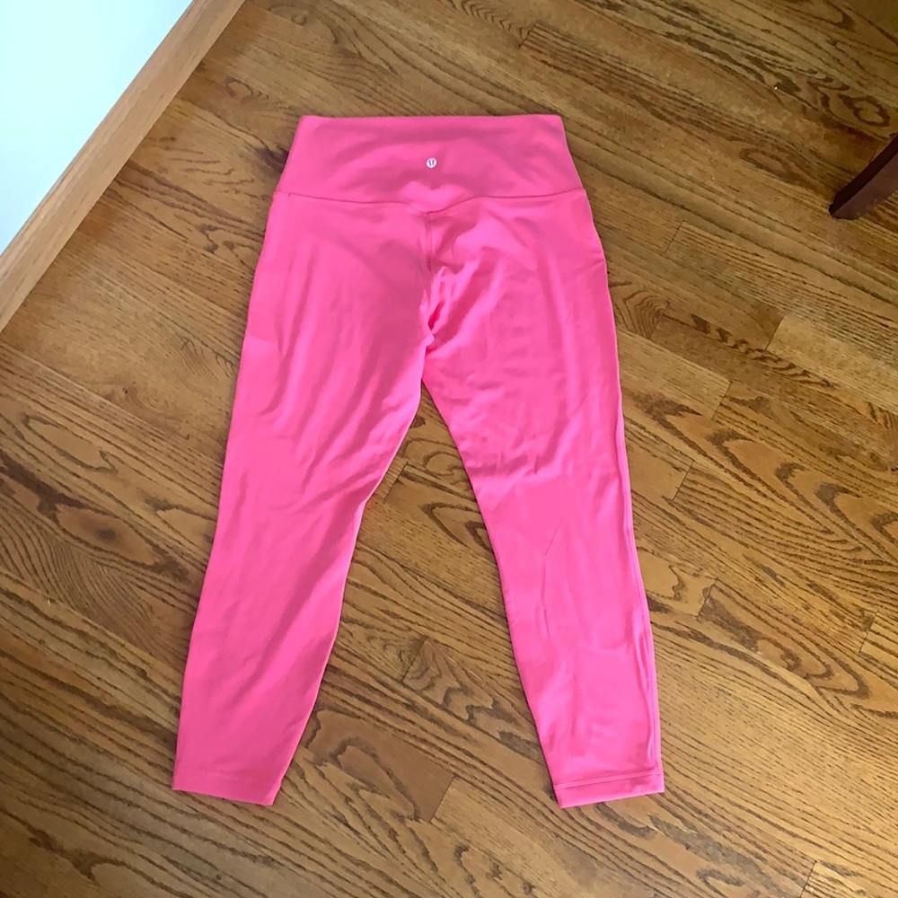 Lululemon Align Legging 25” guava pink size 12 NEW